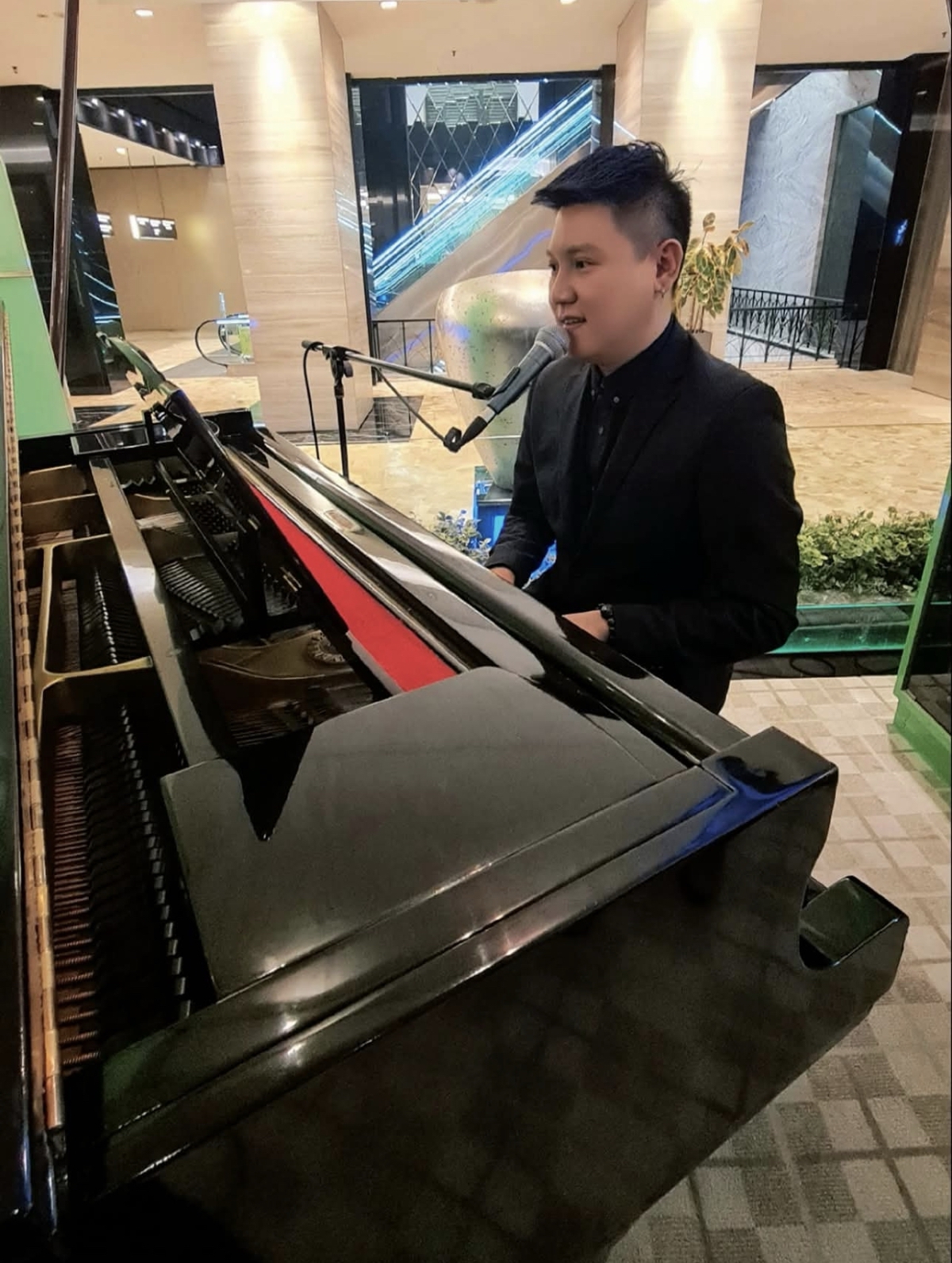 Bryan.T playing piano